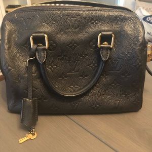 Louis Vuitton Bandouliere speedy 25 black